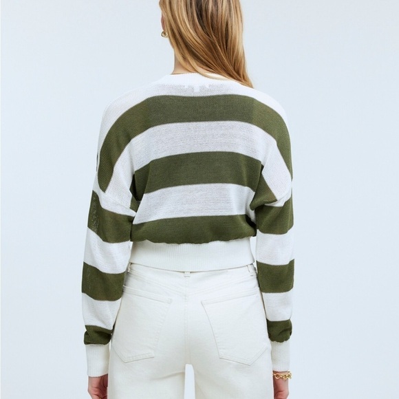 Madewell Loose-Knit Crewneck Sweater bright ivory - Picture 4 of 6